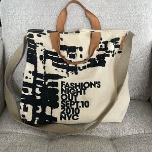 Limited edition Brahmin 2010 Fashion’s Night Out NYC tote bag